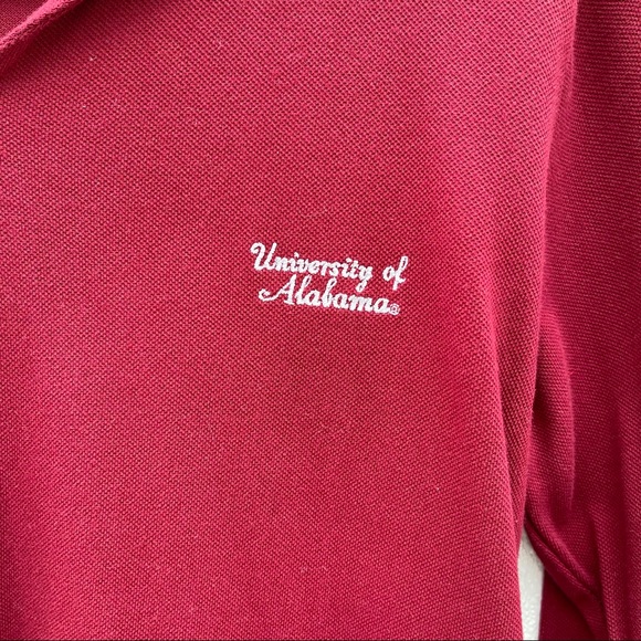 University of Alabama collared shirt medium red - Picture 2 of 5